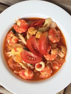 Foto resep Seafood Asam Manis Pedas