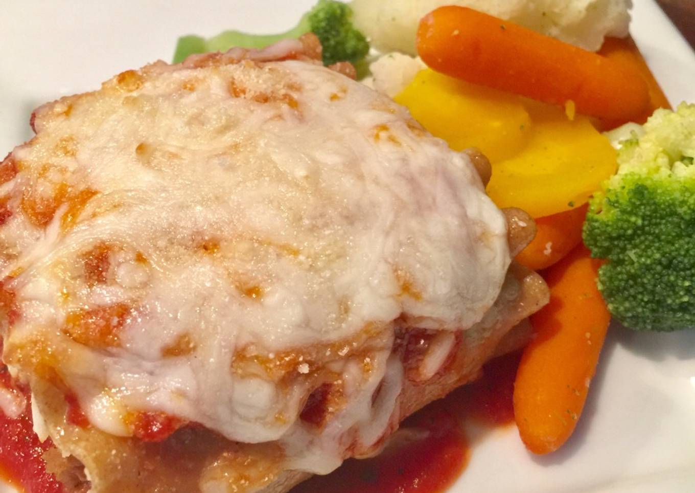 Rollitos de Lasaña con Pavo