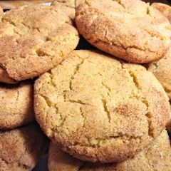 A picture of No butter Snickerdoodles.