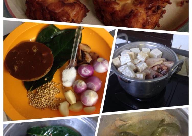 Tahu Tempe Ayam Bacem cap Simbok