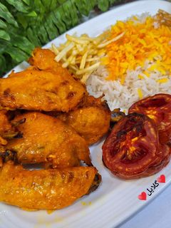 عکسی از دستور بال مرغ کبابی با هواپز (air frair) 😋