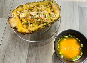 Hình của món Cơm rang dứa - ăn dặm.