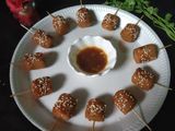 चिल्ली गार्लिक पोटैटो बाईट (Chilli garlic potato bite recipe in Hindi)