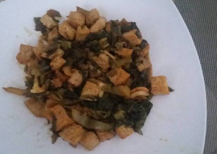 Resep Oseng Sayur Asin Tahu Anti Gagal