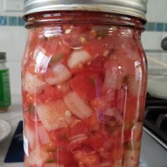 A picture of Pressure Cooked / Canned salsa.