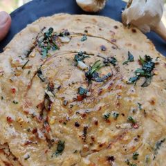 A picture of Wheat flour Lacha paratha.