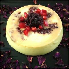 A picture of Gulkand pudding.