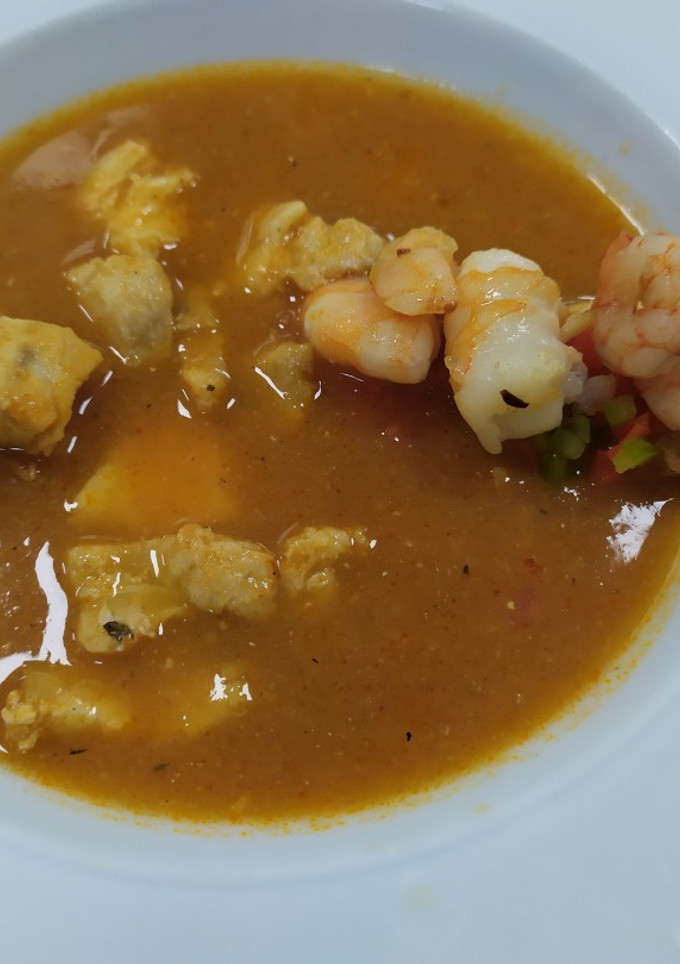 Una foto de Sopa de pescado