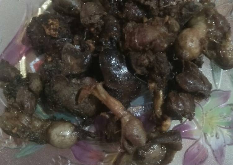 Rempela ati ayam goreng