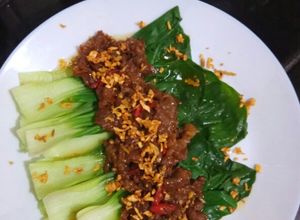 Foto resep 120. Pak Coy with Slice Beef Garlic