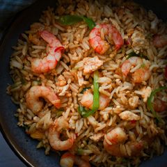 King Prawn Fried Rice 🍚🍤🥡 A picture of King Prawn Fried Rice 🍚🍤🥡.
