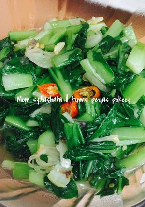 Foto resep Tumis pedas pokcoy