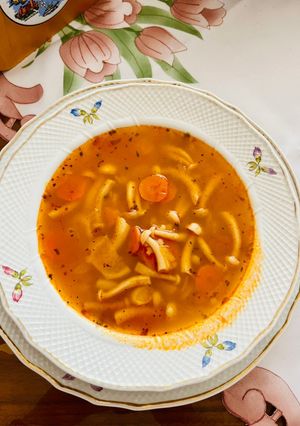 Shimeii gombaleves recept fotója