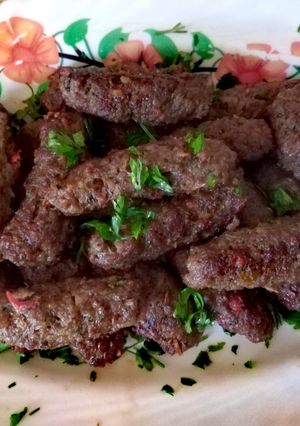 A picture of Oven-Grilled Kofta with Charcoal Flavor.