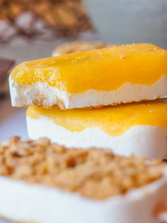 Una foto de Helados cheesecake de mango