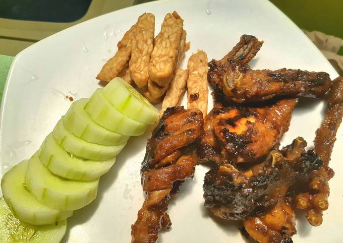 Ayam (Kampung) Bakar Solo (Teflon)