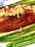 Salmon with Garlic Butter Sauce