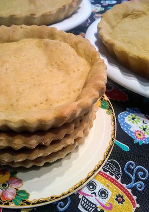 Una foto de Base de tarta de garbanzo con zanahoria