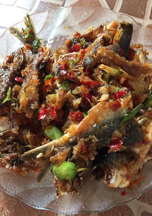 Foto resep Sambel Ikan Asin Pete