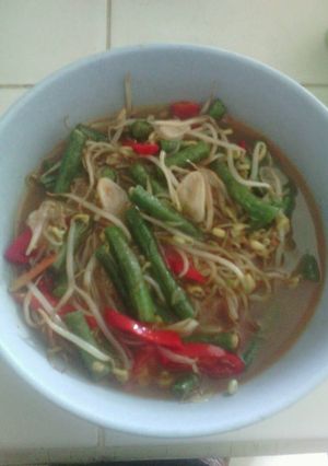 Foto resep Oseng Kacang Panjang n Taoge pedas