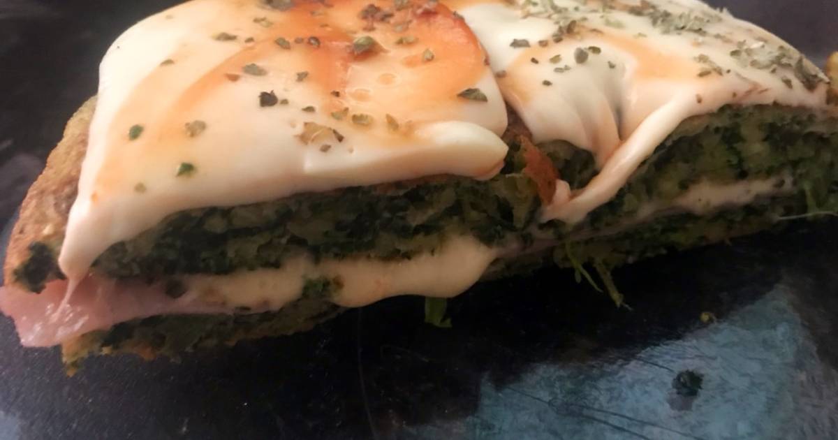 Tortilla de espinaca rellena, a la napolitana ♥️ Receta de Verónica ️