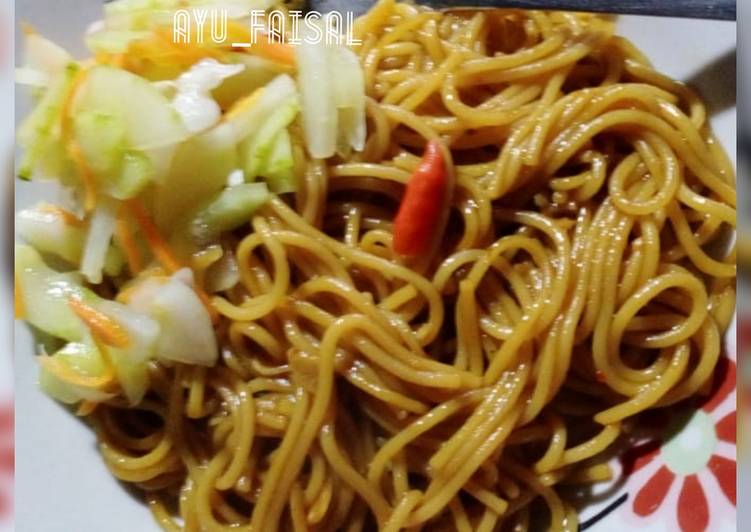 Resep Spaghetti Goreng Kampung yang Bisa Manjain Lidah