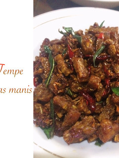 Foto resep Oseng tempe pedas manis