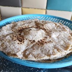 A picture of Jowar bhakri (milet recipe).