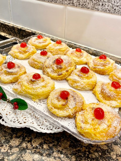 Una foto de Caracolas Brioche con crema, “sin gluten”
