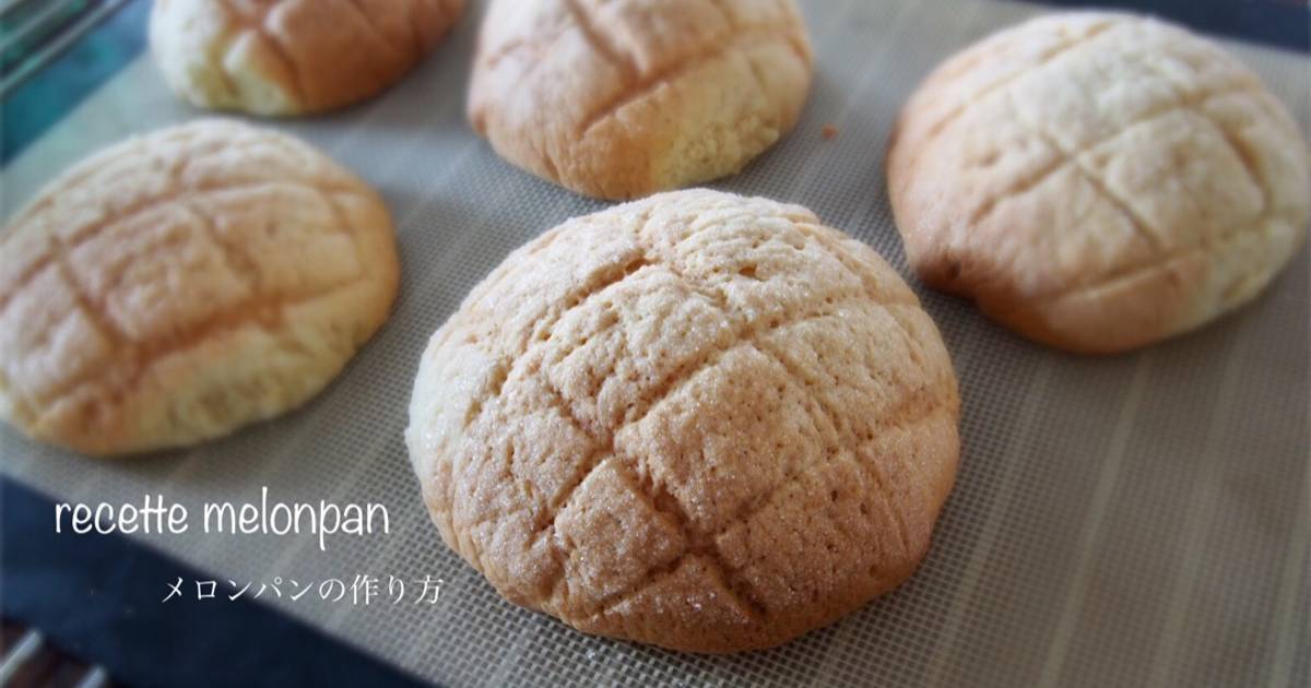 Recette du melonpan de washoku.cuisine Cookpad