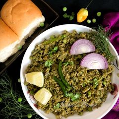 A picture of Green Soya Keema.