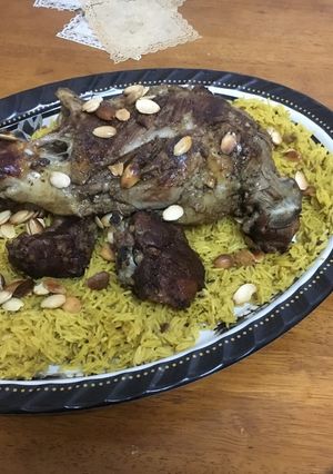 صورة لوصفة فخدة خروف مشوية