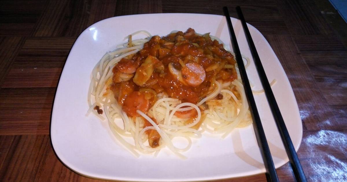 562 resep spaghetti jamur kancing enak dan sederhana - Cookpad