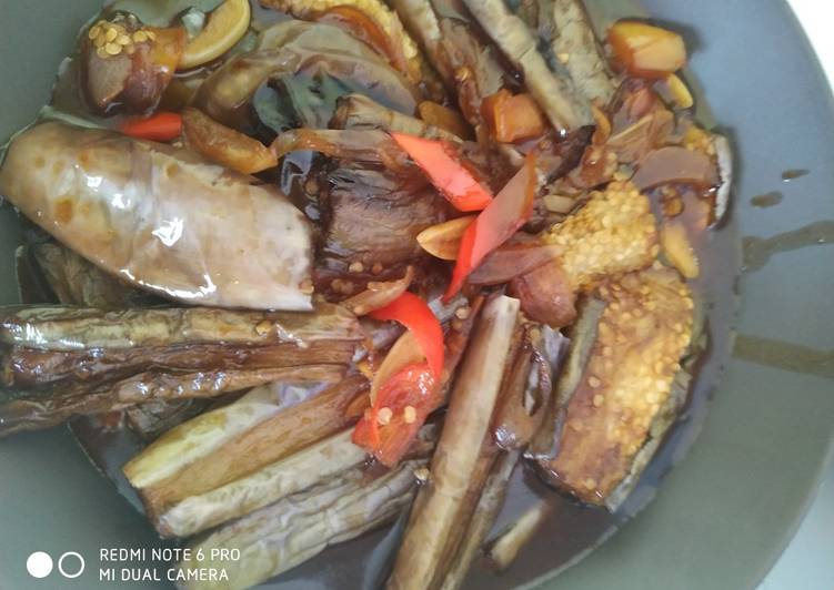 Terong kecap ala ika Terong kecap ala ika