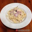 Μακαρόνια με mascarpone και luncheon meat