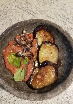 Foto resep Terong teri sambal kemangi