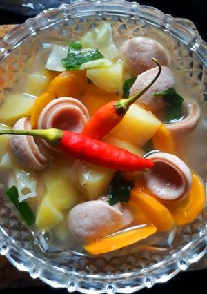 Foto resep Sop sosis simple