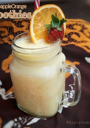 Foto resep PearNeappleOrange smoothies (pir, nanas, jeruk)