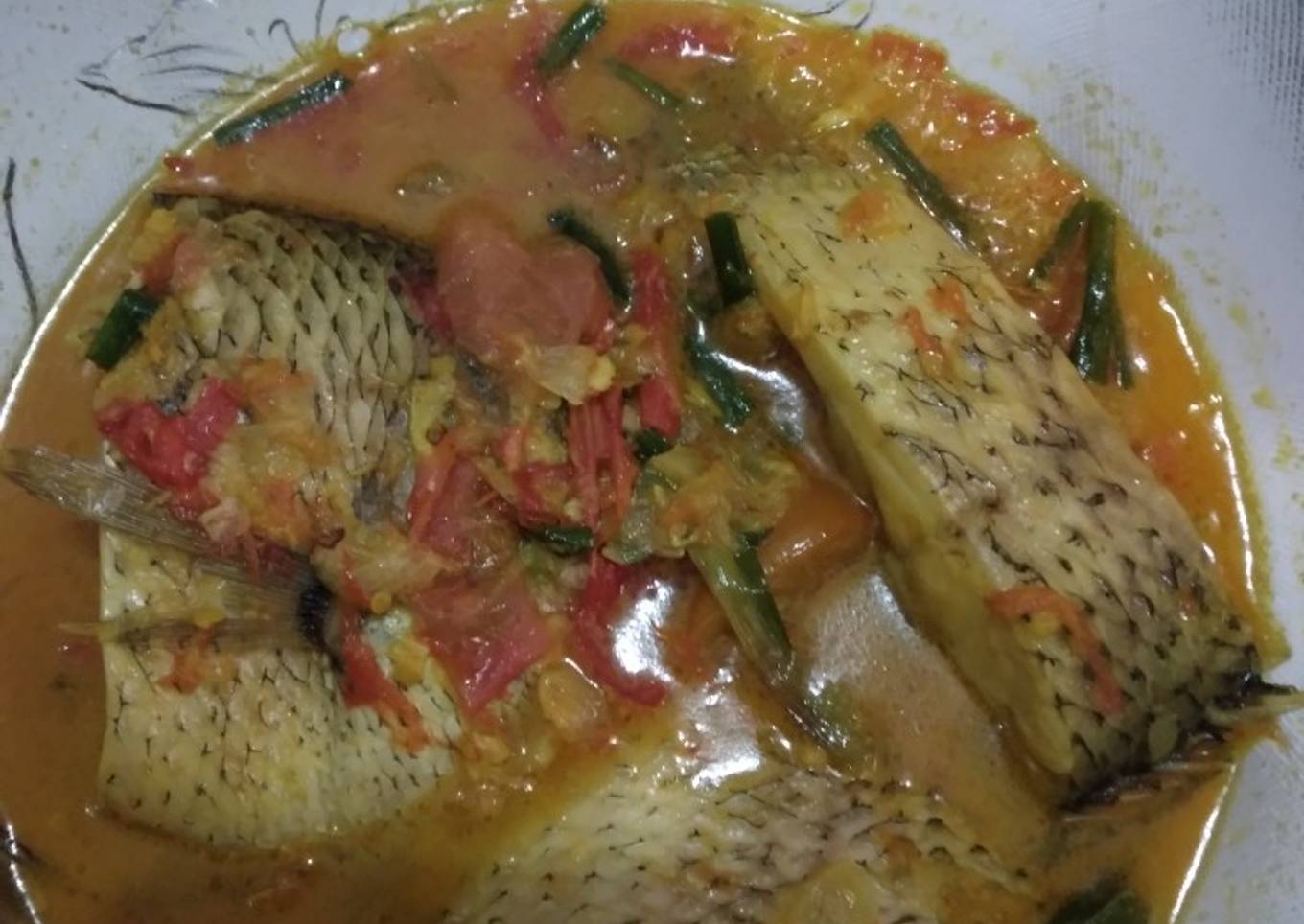 Gulai gurame simple