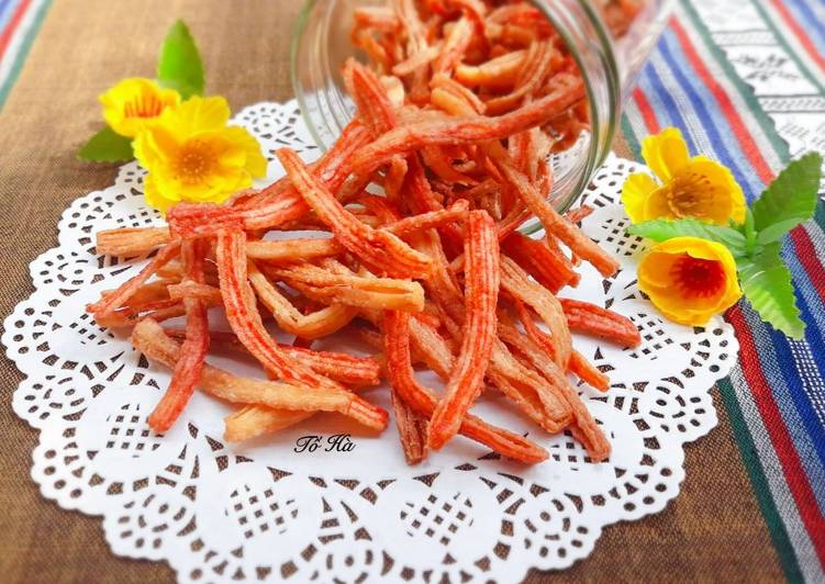 Steps to Make Favorite Snack thanh cua