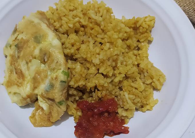 Yuk intip, Resep termudah buat Nasi kebuli dari nasi sisa kemarin dijamin nagih banget