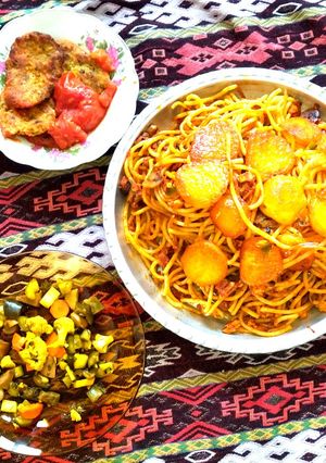 عکسی از دستور ماکارونی
