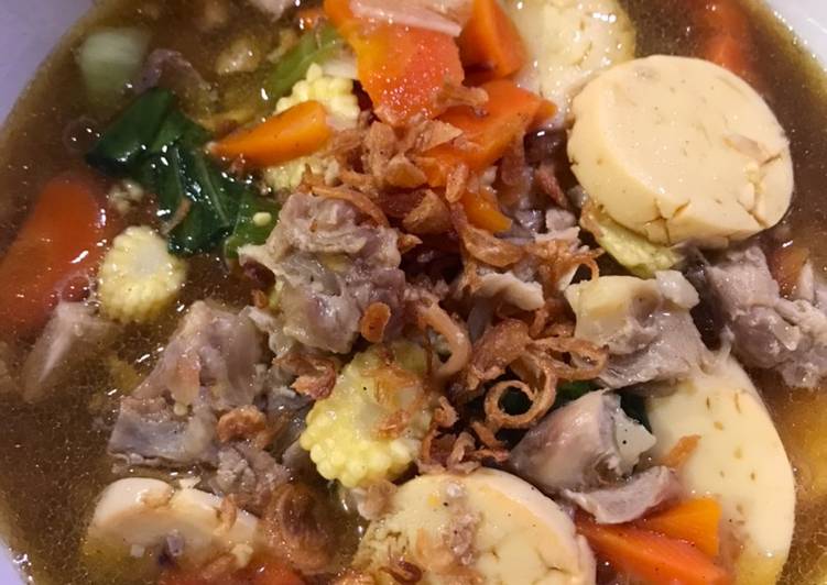 Resep Sapo tahu ayam yang Enak Banget