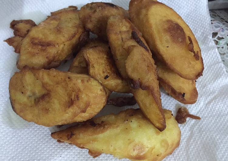 Pisang tanduk goreng