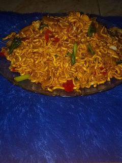 Foto resep Mie Goreng Ayam, Bakso, Sosis