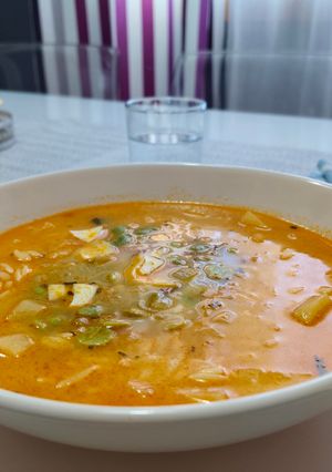 Una foto de Sopa de habas