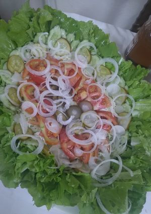 Una foto de Sencilla ensalada mixta