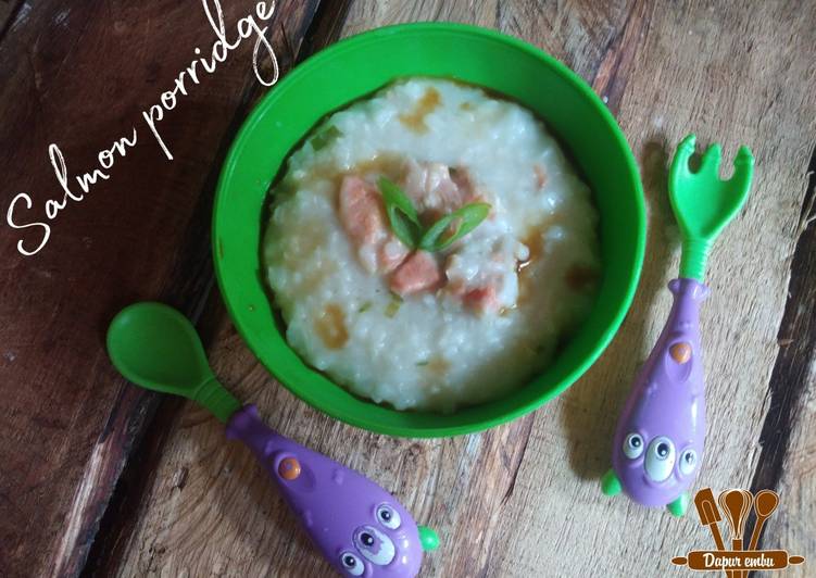 Salmon porridge (bubur salmon)