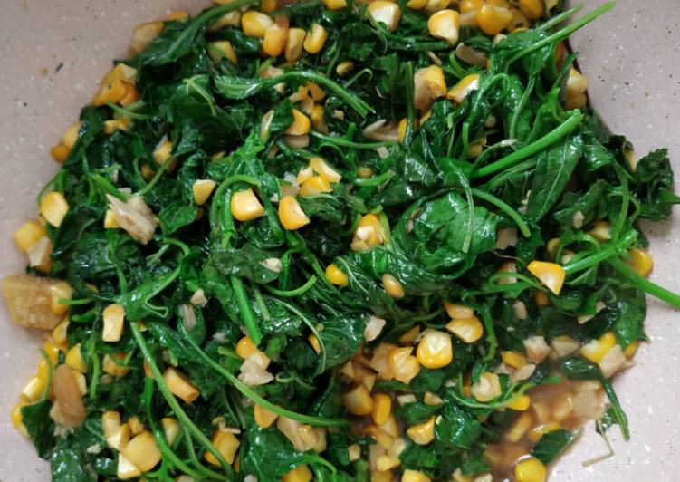 Bahan Tumis Bayam Jagung Manis | Cara Buat Tumis Bayam Jagung Manis Yang Bisa Manjain Lidah