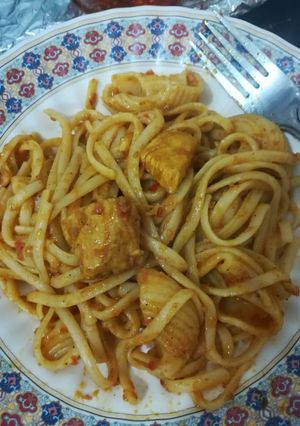 A picture of Chicken Spaghetti.